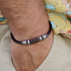 unique gifts for men , leather bracelet for men, male cuff bracelet, mens jewelry
