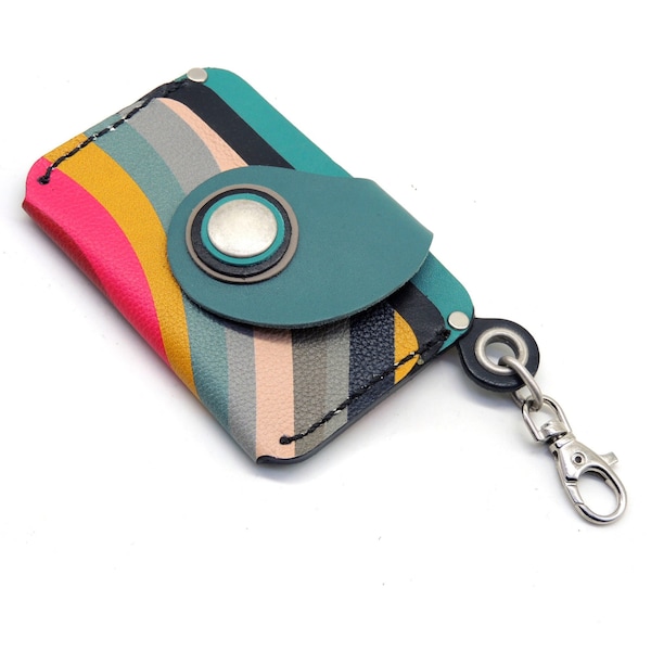 Card Holder Keychain Etsy