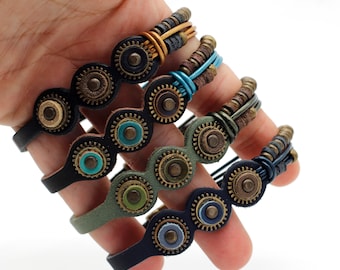 boho leather bracelet,  leather cuff, handmade jewelry,  gift ideas for women, custom bracelets for women