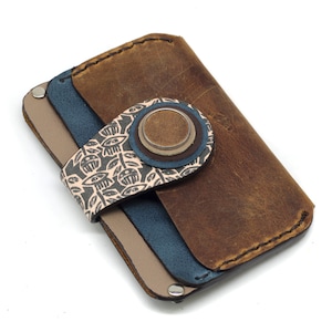 tarjetero de cuero, regalo hecho a mano, cartera para mujer