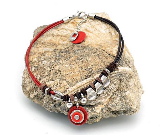 Tobillera de mujer bisuteria verano - Etsy España