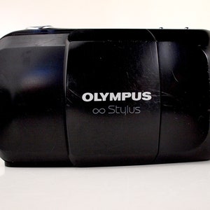 Olympus Mju 1 Infinity Stylus Ultra Compact Point Shoot 35mm Film Camera Fast 35mm f3.5 Lens + New Battery - Film Tested