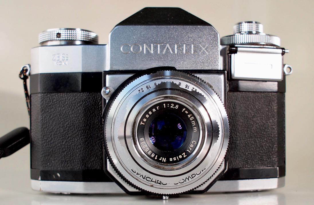 Zeiss ikon 蛇腹 Carl Zeiss Tessar Zeiss Ikon Contaflex lenses (Pro-Tessar) from Carl Zeiss on