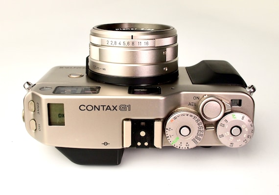 Contax G1 Titanium Green Label Premium Rangefinder Film Camera