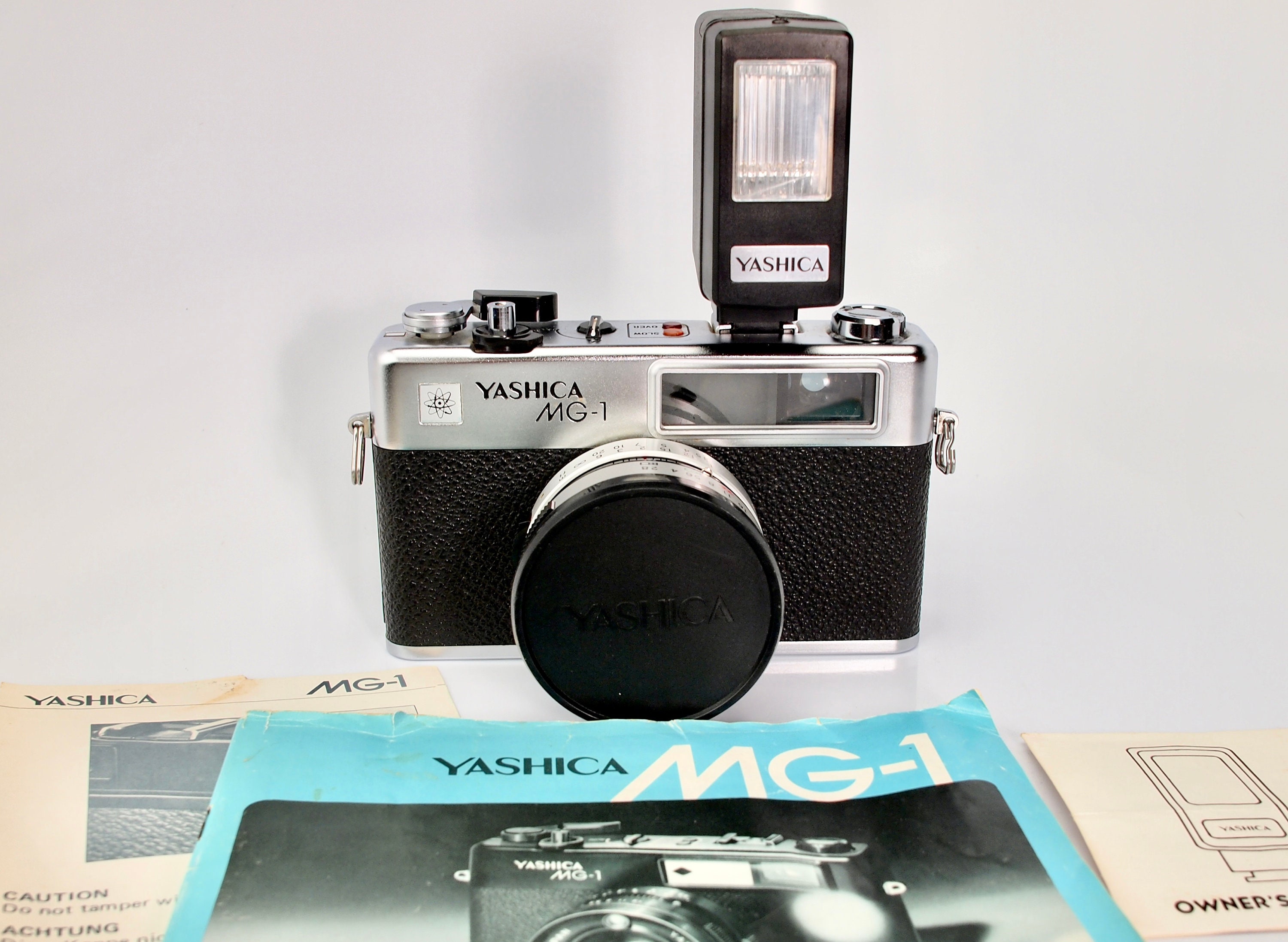 Mint Serviced Yashica MG-1 Rangefinder 35mm Film Camera Yashinon - Main Image
