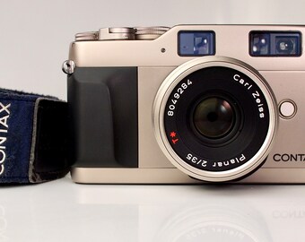 Contax G1 Titanium Green Label Premium Rangefinder Film Camera