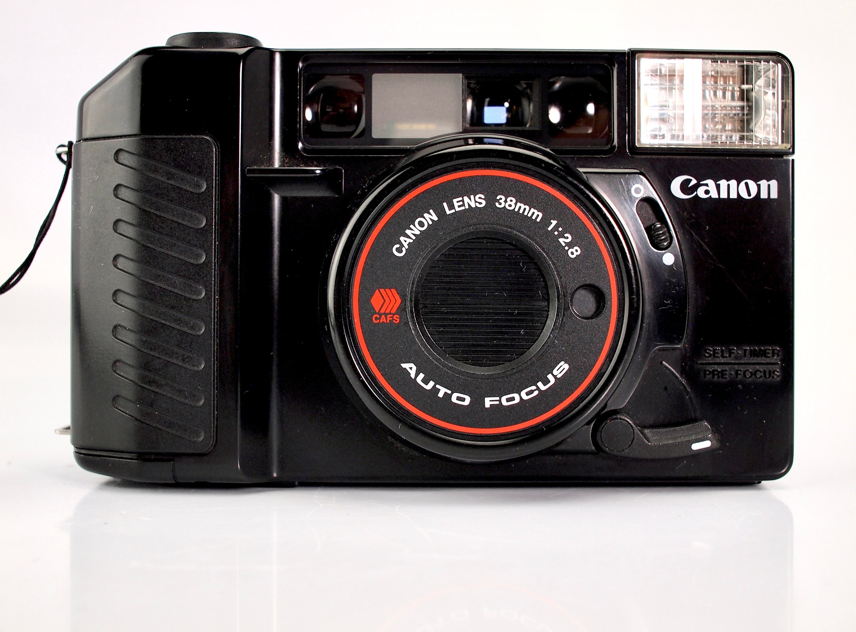 Cámara compacta Canon Sure Shot AF35M ii Autoboy con lente de 38 mm f2.8, en perfecto estado, excelente, película probada y estuche original Canon