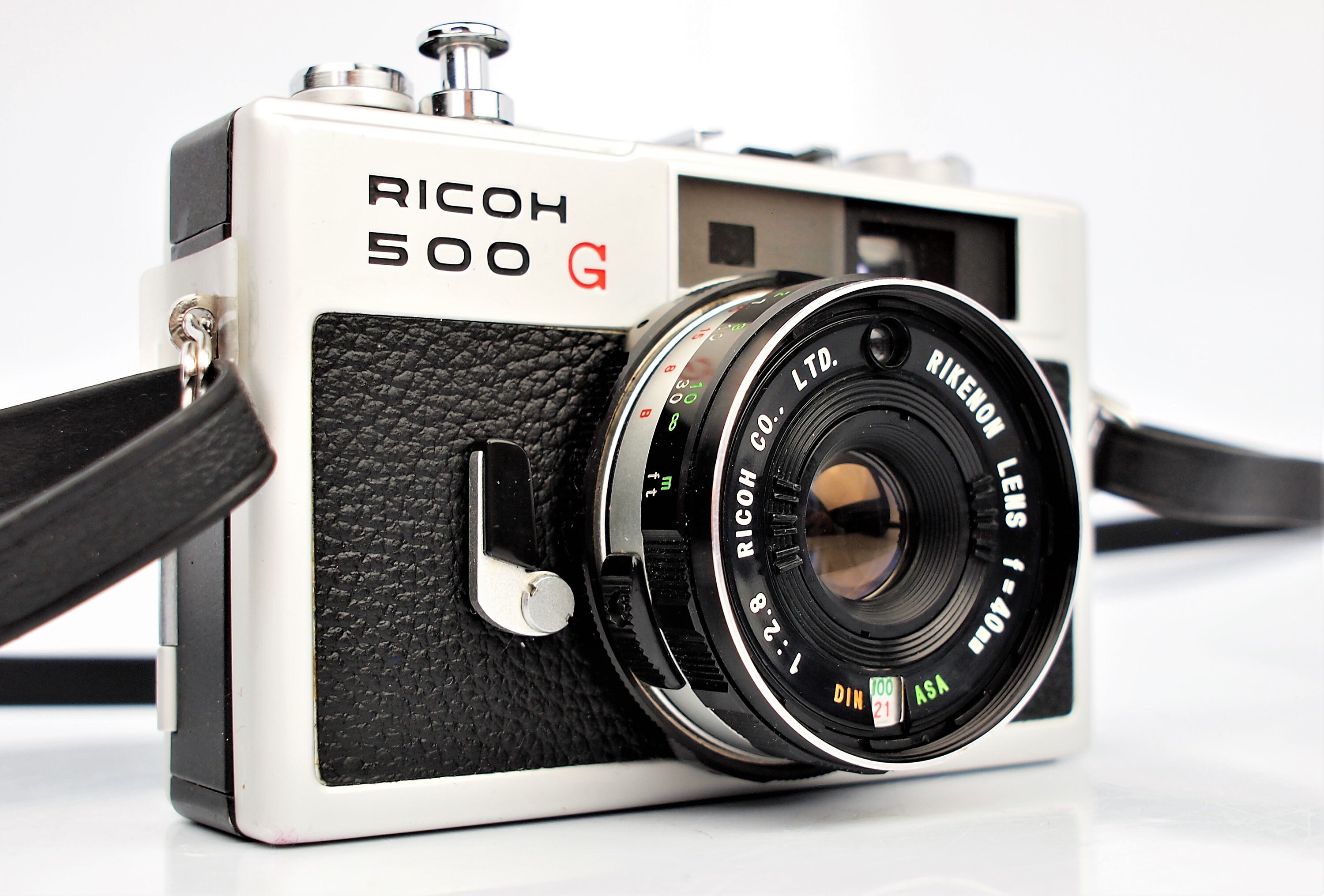 Near Mint Ricoh 500G Compact Rangefinder Film Camera 40mm f2.8 Etsy