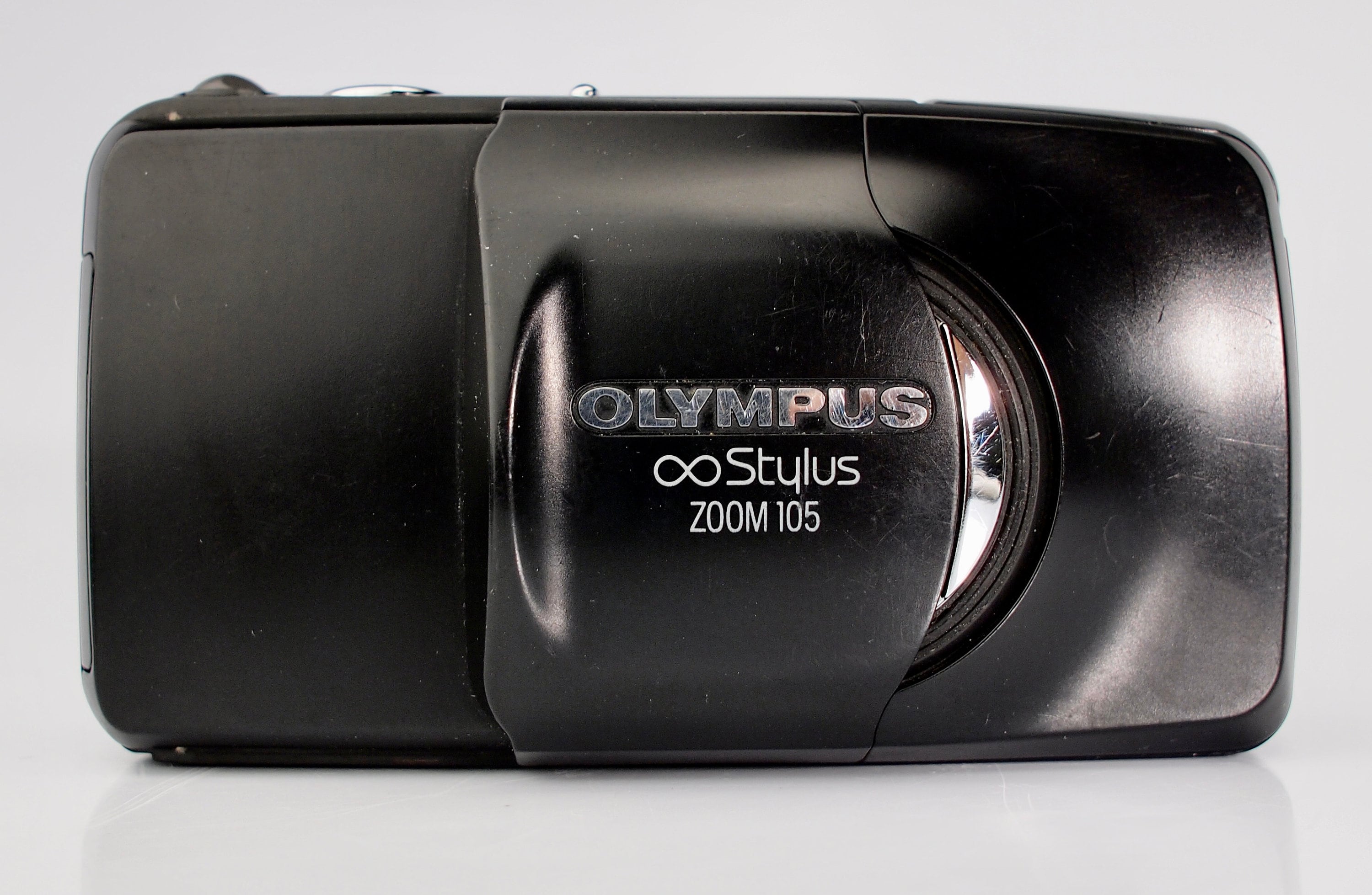 Black Olympus Stylus Zoom 105 Premium Point and Shoot Ultra