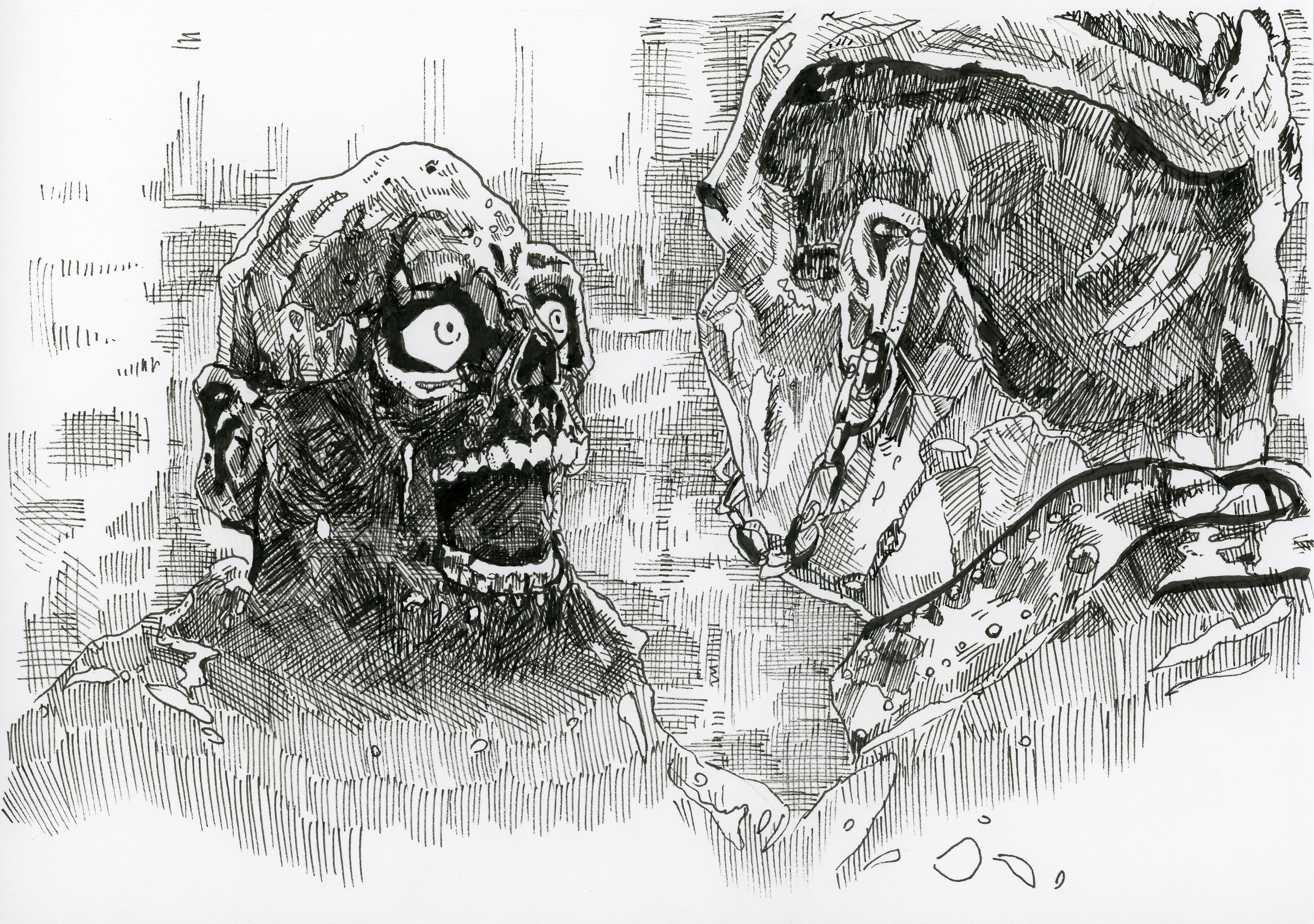 Return of the Living Dead Original Drawing - Etsy