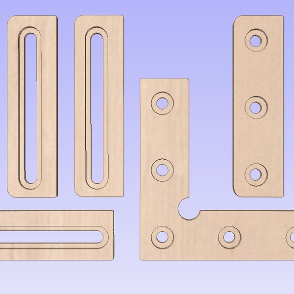 CNC table clamps (Digital CNC Plan)