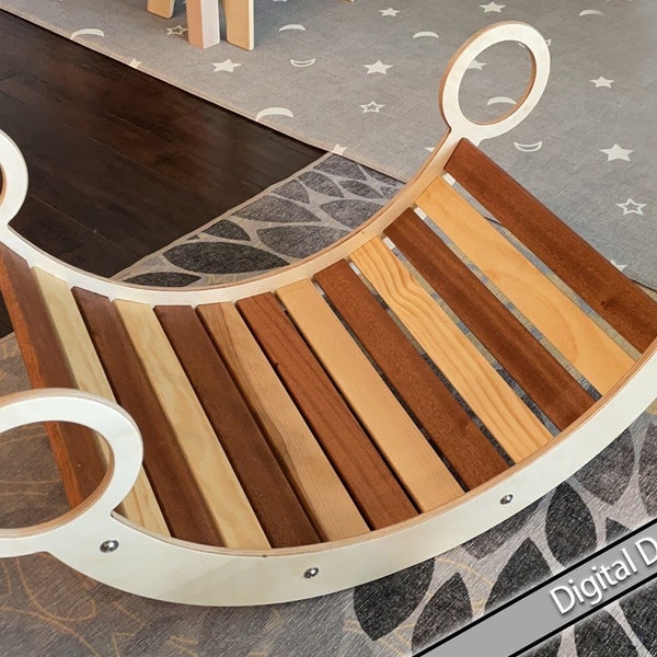 DIY Children's rocker / balance board (CNC/Woodworking construction plan)