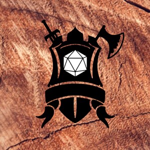 Fighter d20 decal