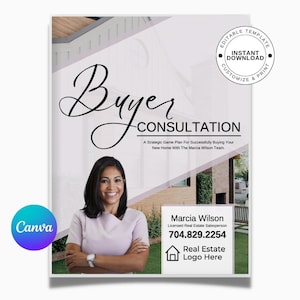 Buyers Presentation For Real Estate Agents - Customizable Canva Design Template - Elevated Buyers Guide