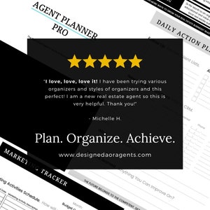 Digital Real Estate Agent Planner Pro Instant Download image 7