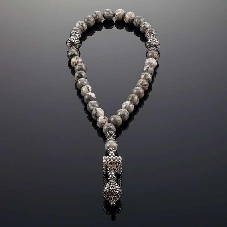 Orthodox Prayer Beads, Natural Stone Chotki, Handmade Prayer Rope ...