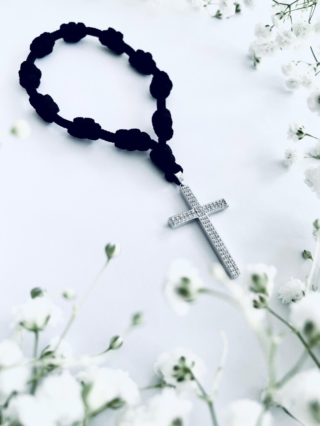 Catholic Prayer Rope, Catholic Baptism Gift for Boy, Pocket Rosary ...