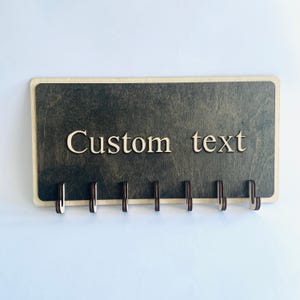 Сustom text rosary holder, religious gifts, wooden home decor for prayers, wooden rosary stand, catholic gifts, rosary hooks, orthodox gift