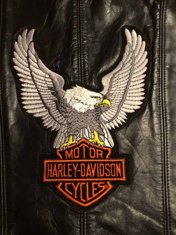 Unisex Harley Davidson Heavy Leather Biker Vest Etsy