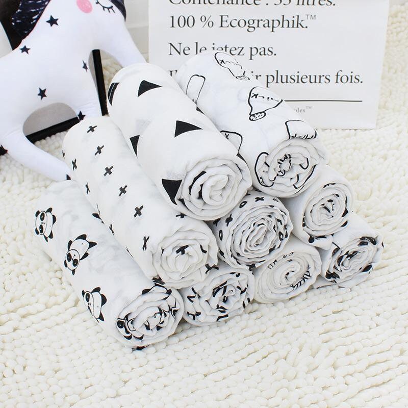 Tiny Alpaca  Organic Natural Cotton Large Muslin Swaddle | 47x47 Inch…