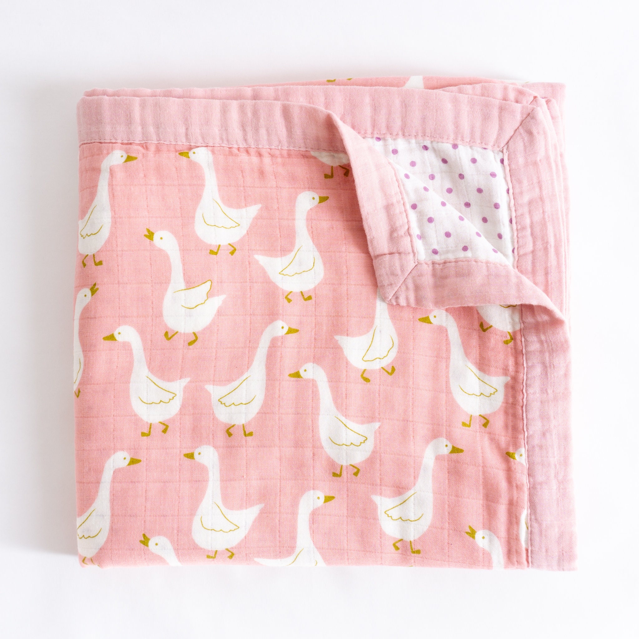 Tiny Alpaca Animal Baby Blankets Large Baby Organic Cotton Muslin 