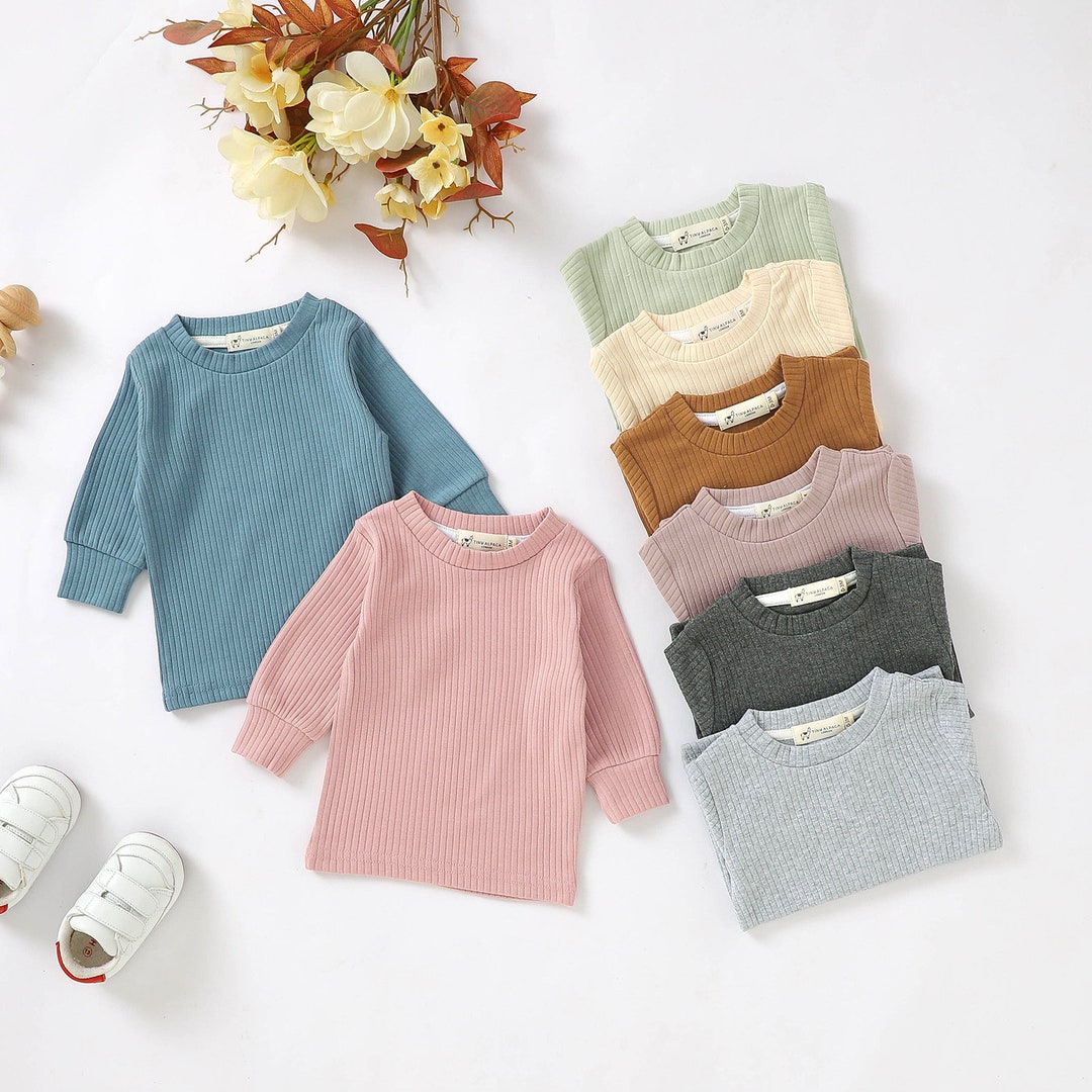 Organic Ribbed Cotton Baby Tops 2 Pack | 0-2 Years | Gender Neutral ...