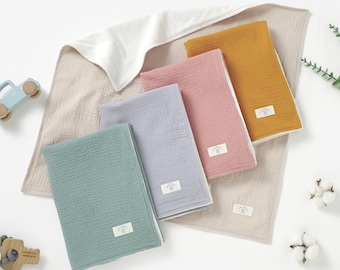 Tiny Alpaca | Organic Natural Cotton Bamboo Baby Portable Changing Mat | 58x58 cm | Organic Baby Mat | Baby Shower Gift | Bamboo towelling