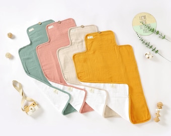 Organic Cotton Portable Baby Changing Mat | 70x46 cm Travel Mat | Gender Neutral Baby Shower Gift | Tiny Alpaca