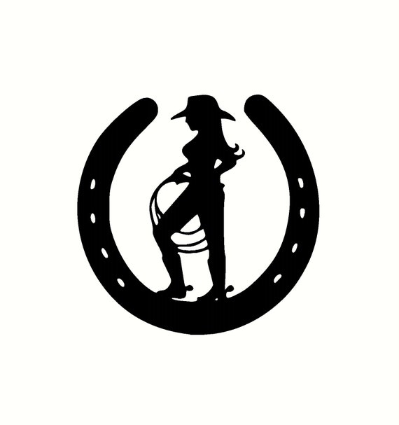 Cowgirl horse shoe design auto decals stickers Etsy Nederland Cowgirl horse shoe design auto decals stickers Etsy Nederland