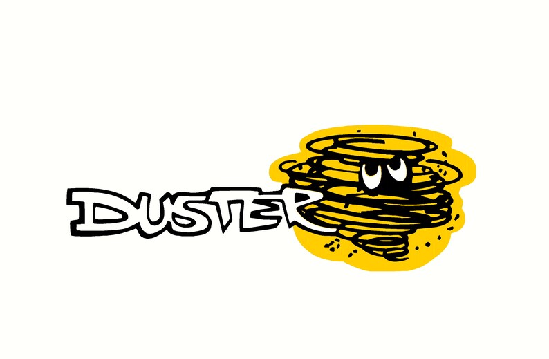 Duster Decal Sticker Vinyl Decal 5.5