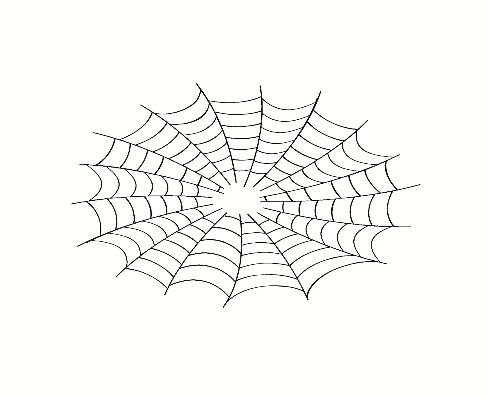 Round Spider Web Decal Sticker 11