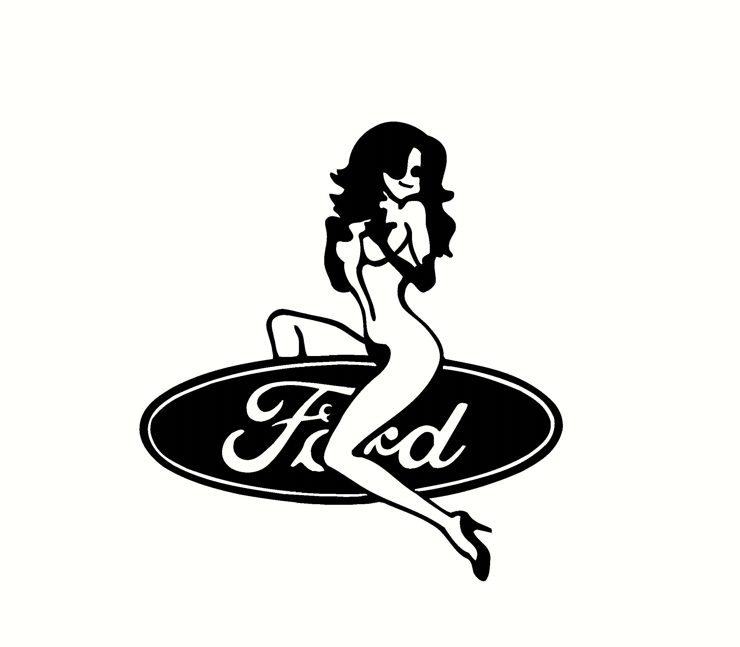 Ford Makes Her Clothes Fall Off Decal Sticker
