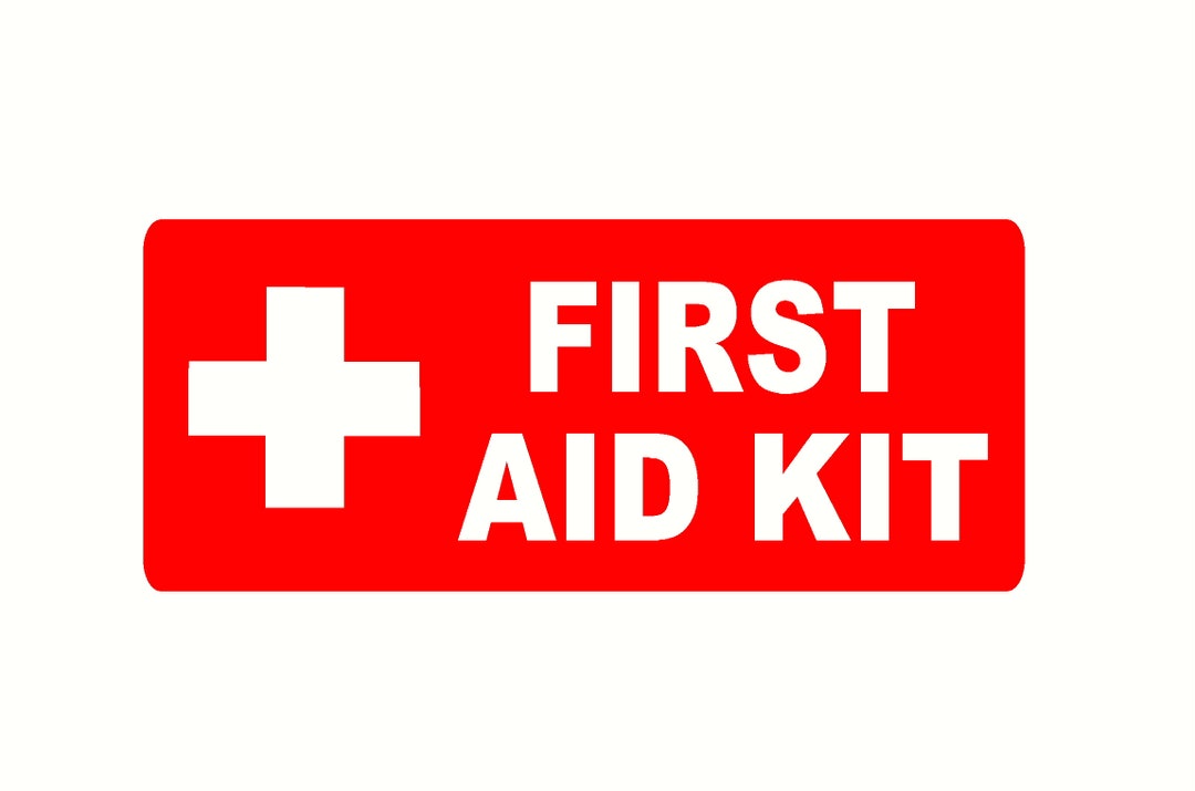 First Aid Kit Decal Sticker Vinyl Decal 5.5 X 8.5 Etsy