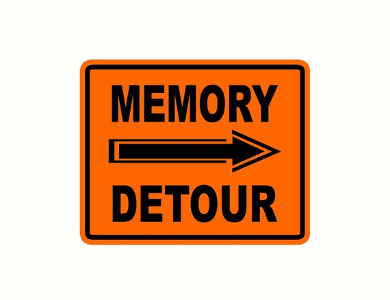Sticker ** 5 Sizes ** DETOUR SIGN Vinyl Decal