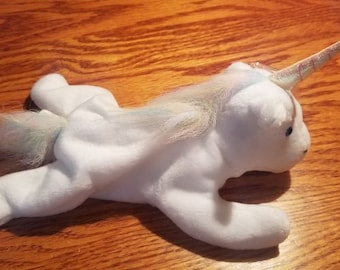 Mystic Unicorn TY Beanie Babie "RARE" Rainbow mane