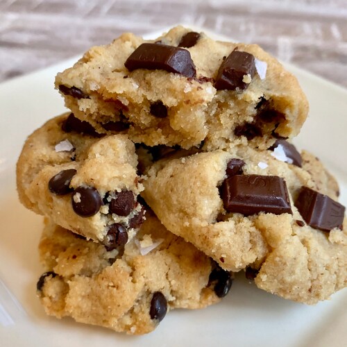 Keto Salted Caramel Chocolate Chip Cookies Keto Cookies by Etsy