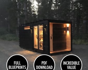 Projetos de contêineres para pequenas casas: projeto do modelo um (download em PDF)