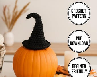 Witch Hat Crochet Pattern: Halloween Costume DIY (PDF Pattern)