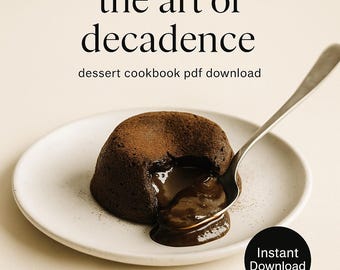 Livro de receitas de sobremesas gourmet: bolo de chocolate com cobertura de chocolate, cheesecake, tiramisu (PDF)