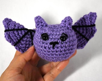 Padrão de Crochê de Morcego para Halloween em PDF | Enfeite de Carro Amigurumi | Download Instantâneo