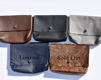Leather Hymnal Pouch, Bible Case, Book Case
