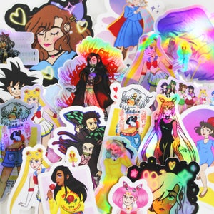 Mystery Sticker Pack – 5 verschiedene Sticker im Set | Holographisch, Vinyl & Clear Vinyl | Wetterfest, langlebig und Sammlerstück