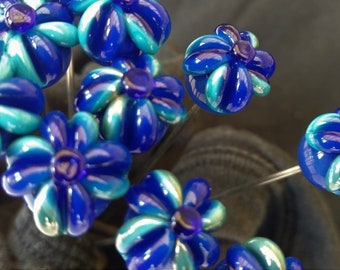 FLOWER Glass Pipe Poker Tool 1pc PokeysGlass Pipe Cleaner Poker Bowl Poke Reamer Plant Stake Glass Mini-Sculpture USA