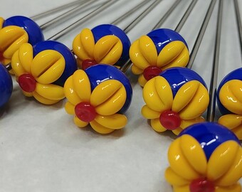 Pipe Poker Plant Stake1pc  Flower Pokey Bowl poke pipe cleaner smoke accessory PokeysGlass Floral Pokey 5" SS rod us