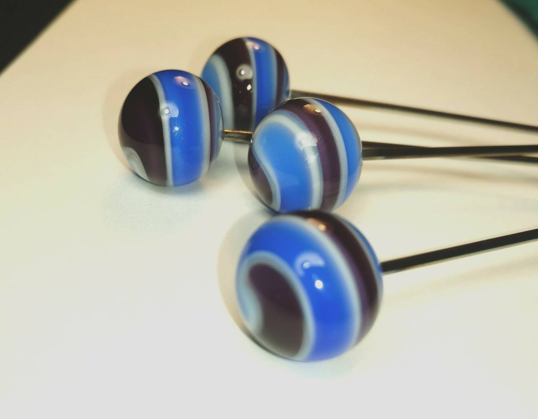 Glass Poker Tool Purple N Blue VORTEX Glass Pipe Poker Cleaner Reamer