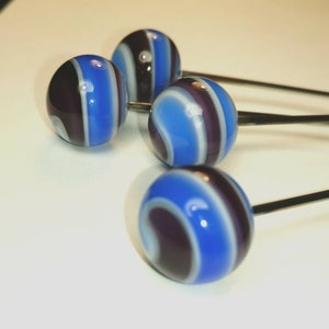 Outil de poker en verre 1pc violet n bleu VORTEX tisonnier pour pipe en verre nettoyeur alésoir Art Glass Pokeys outil de piquets de plante en verre fumeurs usa