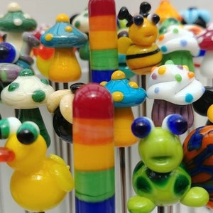 PIPE POKERS boxed set! Smoke Shops Wholesale Counter Display Boxes 50pc Pipe tools smoke accessories USA PokeysGlass Bulk Pokers Glass Art