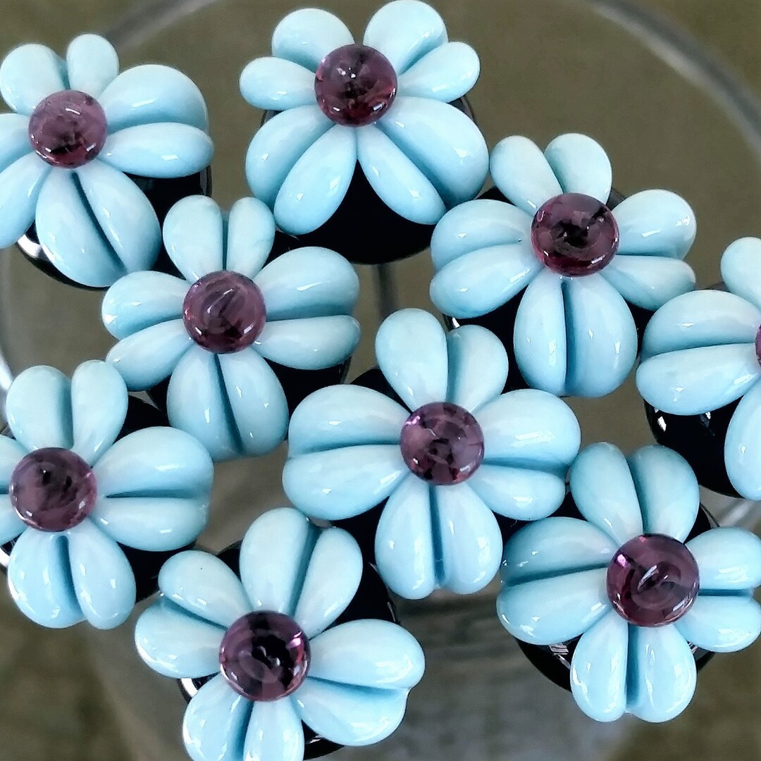 Glass Pipe Poker FLOWER Pokeysglass Pipe Cleaner Pokey Tool Bowl Poke