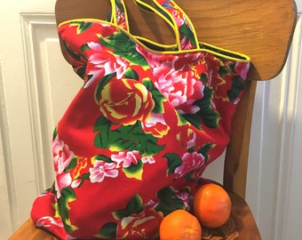 Peonies tote bag