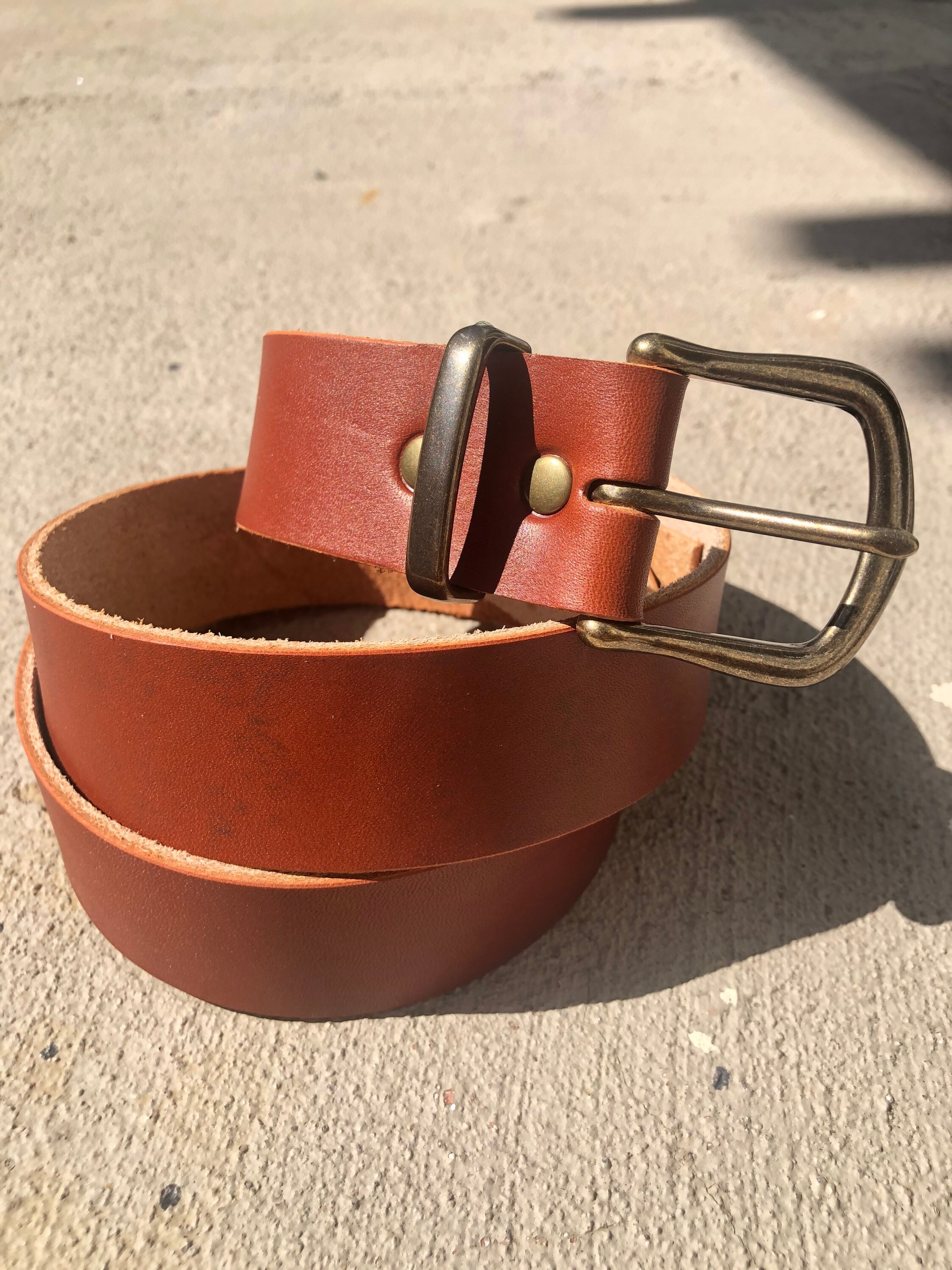 Wickett and Craig Leather USA Belt American sourced Etsy